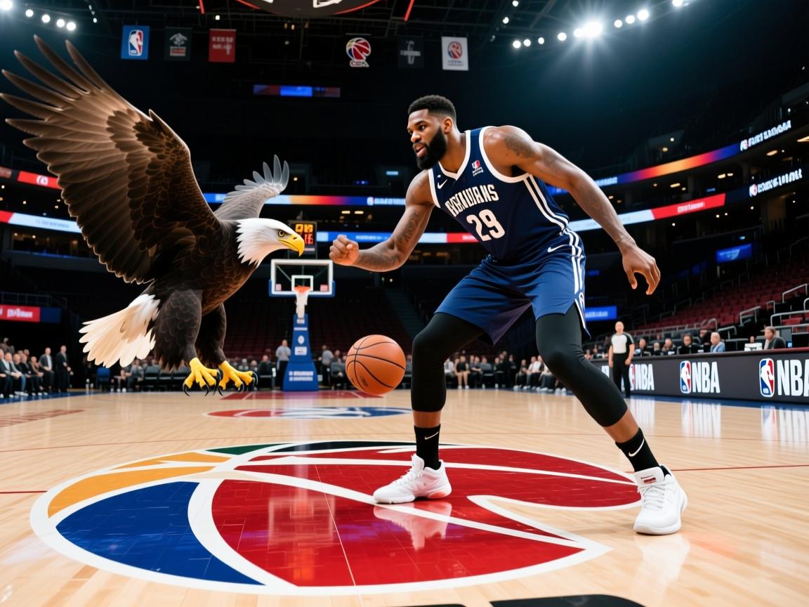 人完胜老鹰，恩比德表现统治力十足