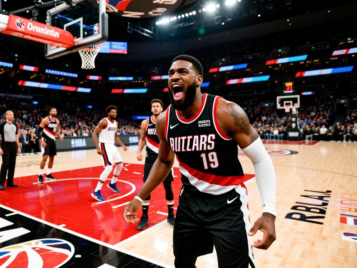 爵士队惨败开拓者吞下连败